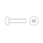 SW10072 Linsenschraube mit Kreuzschlitz DIN 7985 Edelstahl V2A